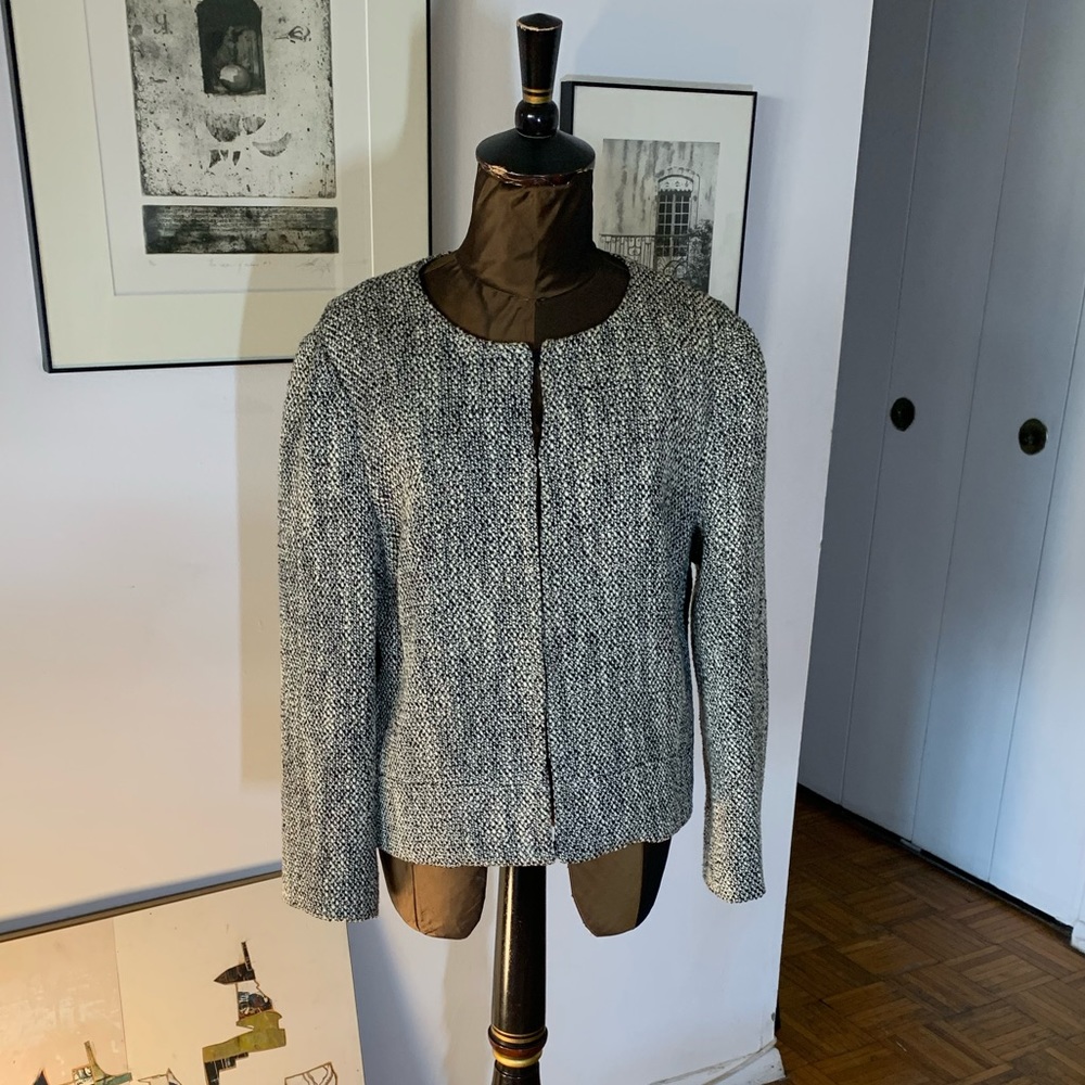 Tori Burch - Grey Blazer - Size 12